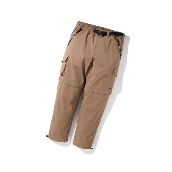 Beige A BATHING APE Multi Pocket Detachable Wide Fit Long Men's Pants | ST1697580