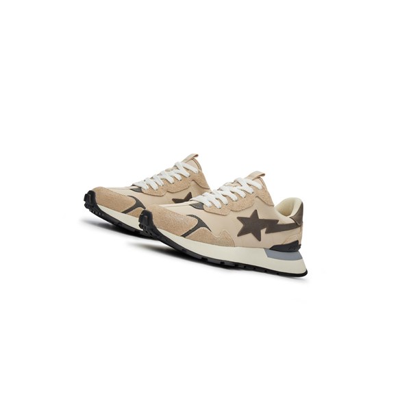 Beige A BATHING APE Road Sta Express #1 M2 Low Men's Sneakers | XF4789652