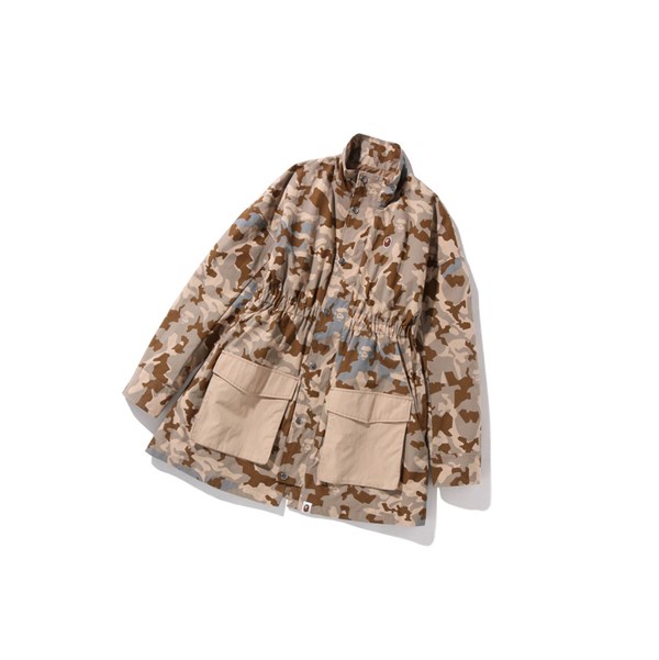 Beige A BATHING APE Sand Camo A Bathing Ape M65 Thin Women's Jackets | YA2937106