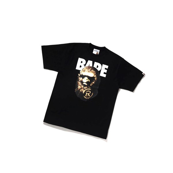 Black A BATHING APE Ape Head Tee Short Sleeve Men's T Shirts | IN9203714