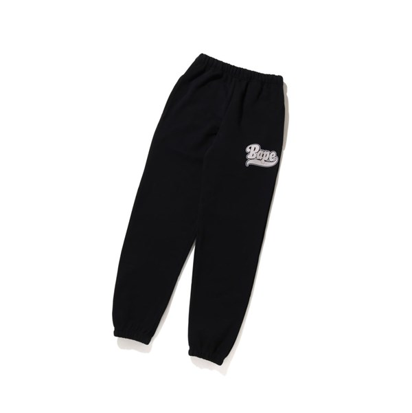 Black A BATHING APE Bape Oversized Sweat Women's Pants | WV7395186