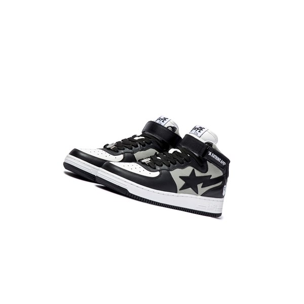 Black A BATHING APE Bape Sta Mi #2 M2 High Men's Sneakers | BQ0563249