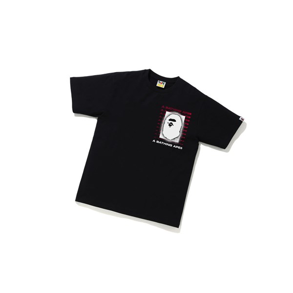 Black A BATHING APE Bape Time To Sleep Tee Short Sleeve Men's T Shirts | LZ0682397