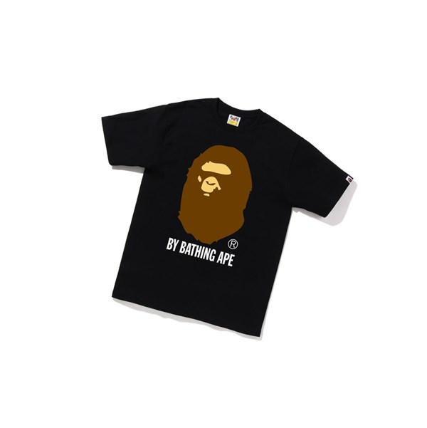 Black A BATHING APE By Bathing Ape Tee Short Sleeve Men's T Shirts | OM3297165