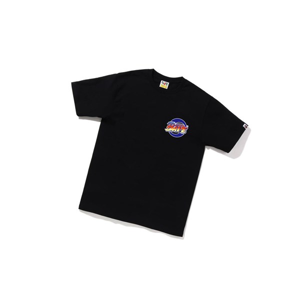 Black A BATHING APE Japan Culture Karate Tee Short Sleeve Men's T Shirts | DY3796142