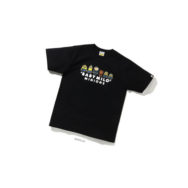 Black A BATHING APE X Minions Tee05 Short Sleeve Men's T Shirts | PH3014568