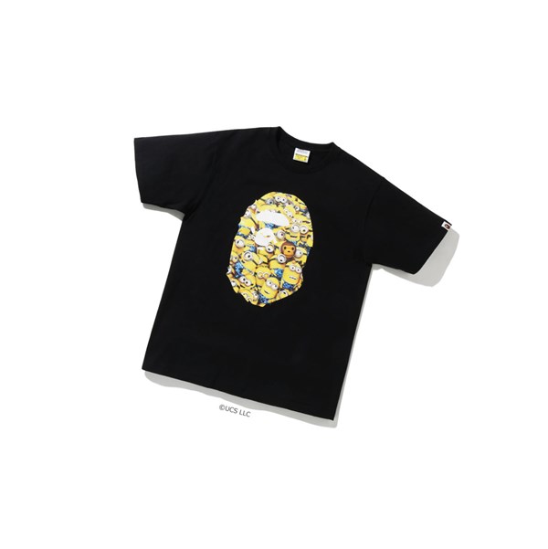 Black A BATHING APE X Minions Tee09 Short Sleeve Men's T Shirts | IL3621597