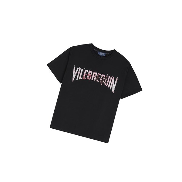 Black A BATHING APE X Vilebrequin Tape Tee Short Sleeve Men's T Shirts | FH7213564