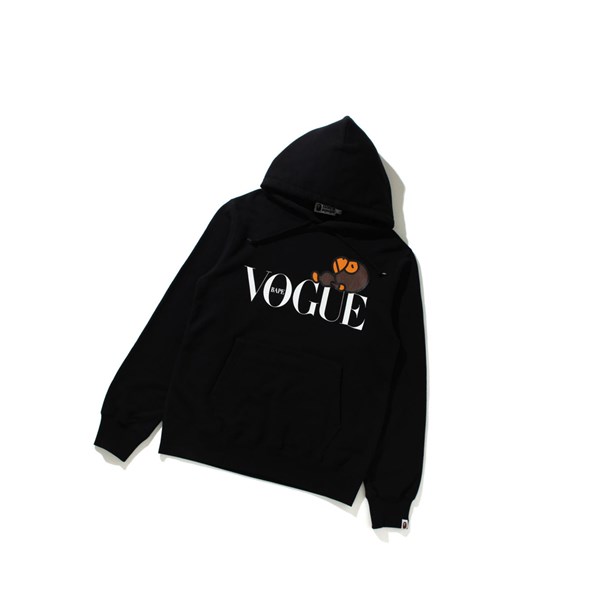 Black A BATHING APE X Vogue Milo Pullover Women's Hoodie | ZC6915438