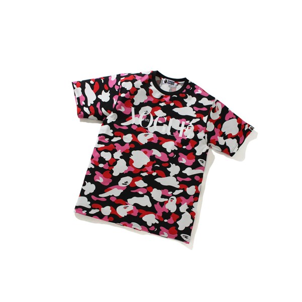 Black A BATHING APE X Vogue Tee 1 Short Sleeve Women's T Shirts | KW6034291