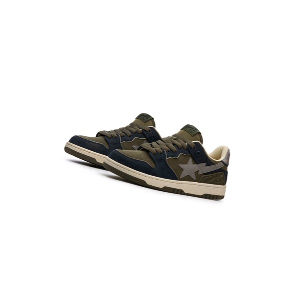 Blue A BATHING APE Bape Sk8 Sta #5 Low Men's Sneakers | KJ4358291