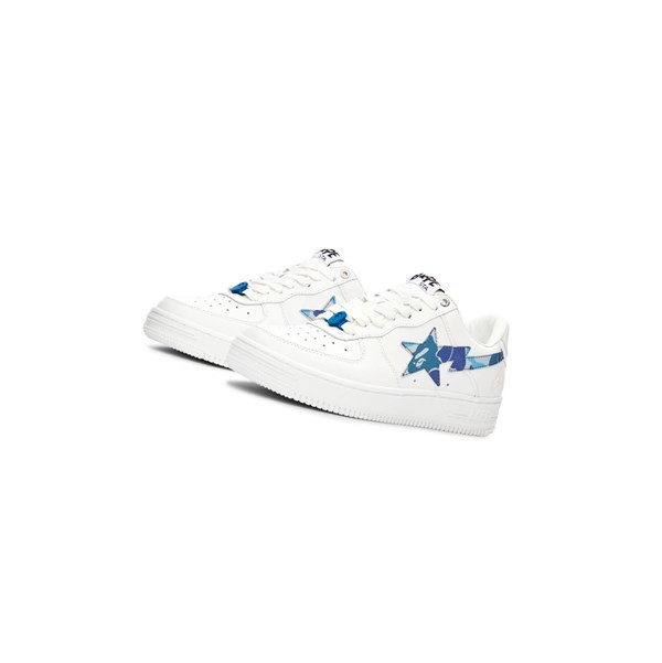 Blue A BATHING APE Bape Sta™ White / Abc Camo Low Women's Sneakers | IX5301628