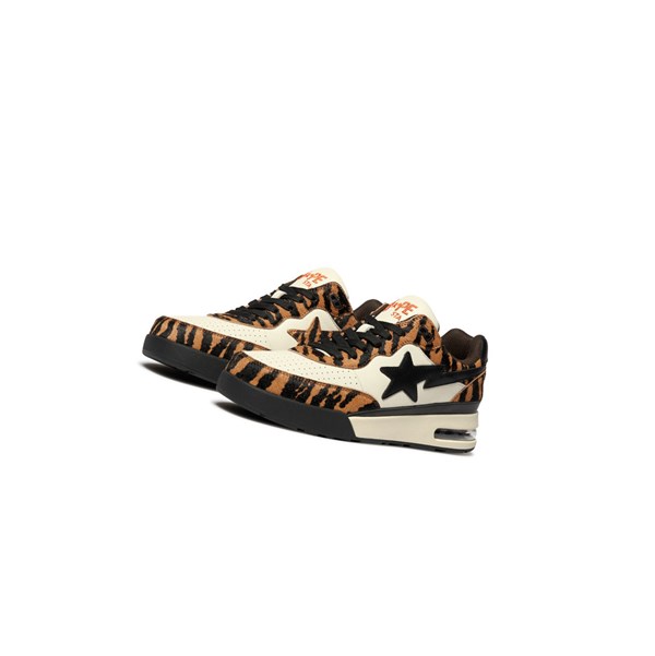 Brown A BATHING APE Cny Road Sta M1 Mid Men's Sneakers | CL1675428