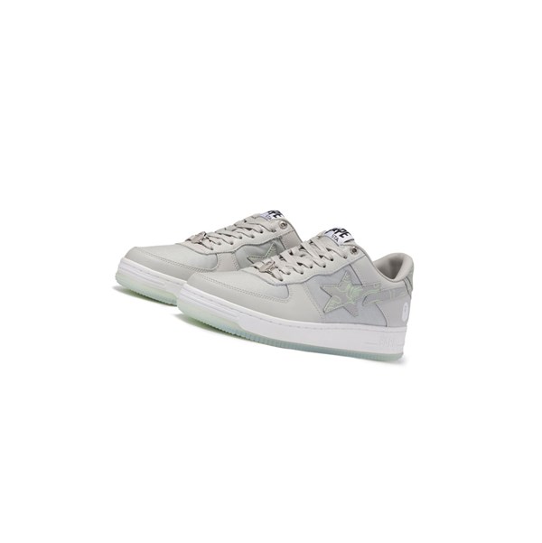 Grey A BATHING APE Bape Sta #1 M2 Low Men's Sneakers | YF6183497