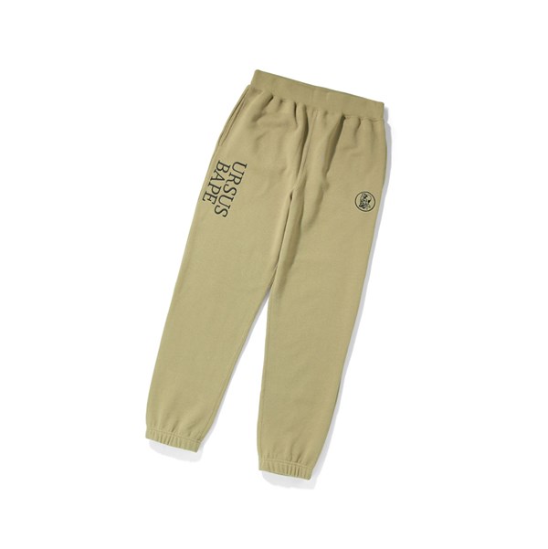 Khaki A BATHING APE Ursus Sweat Men's Pants | BO8315749