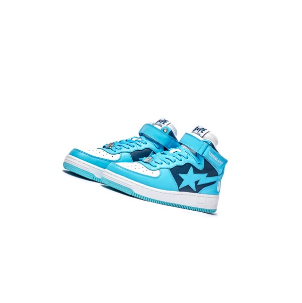 Light Blue A BATHING APE Bape Sta Mi #2 M2 High Men's Sneakers | VJ5903182