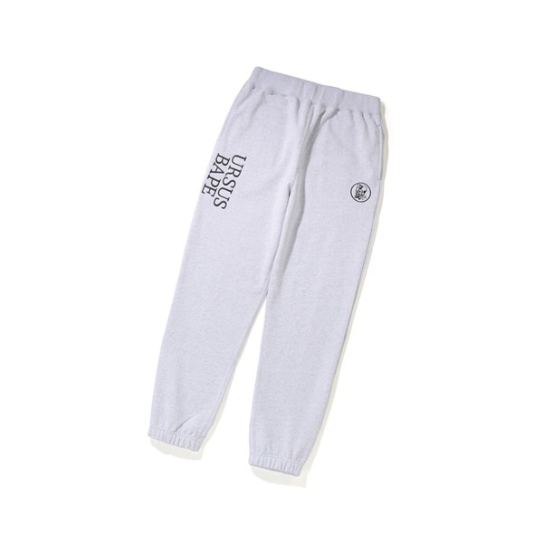 Light Grey A BATHING APE Ursus Sweat Men's Pants | LW6578932