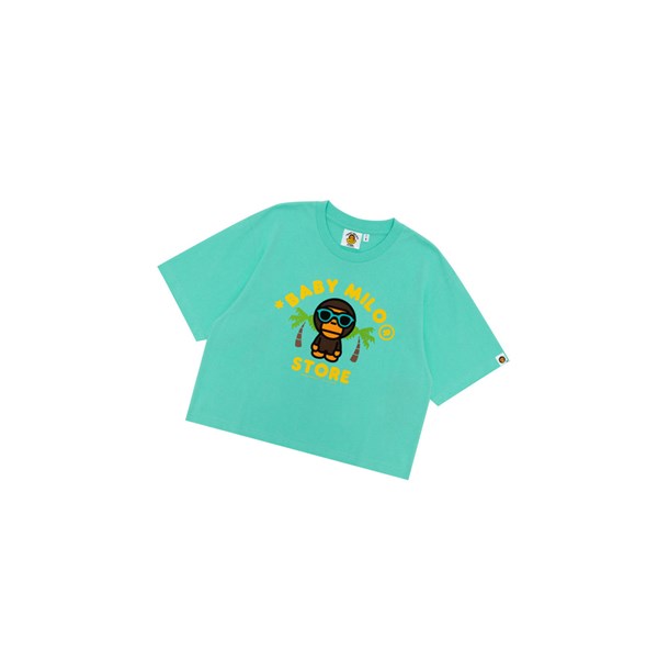 Mint A BATHING APE Baby Milo Printed Tee Short Sleeve Women's T Shirts | EF3075692