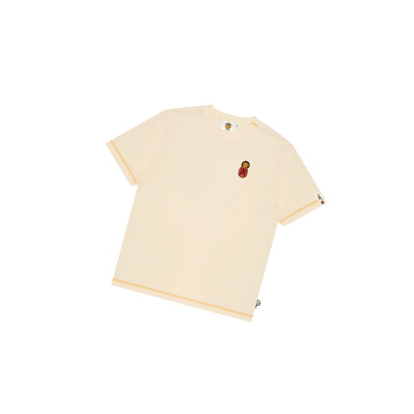 White A BATHING APE Baby Milo Tee Short Sleeve Men's T Shirts | YR4862591