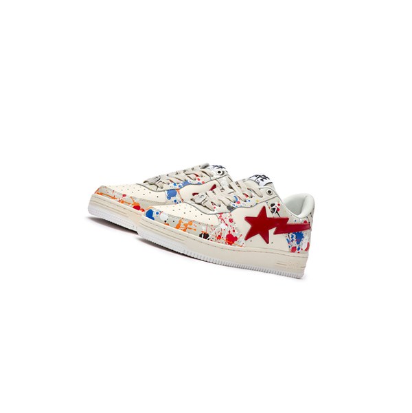 White A BATHING APE Bape Sta #3 M2 Low Men's Sneakers | AR5310987