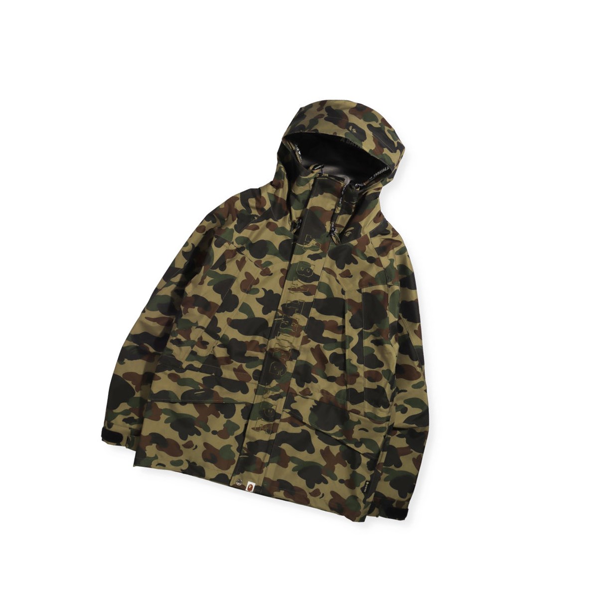 Army Green A BATHING APE Gore-tex 1st Camo Snowboard Men\'s Jackets | BM1650439