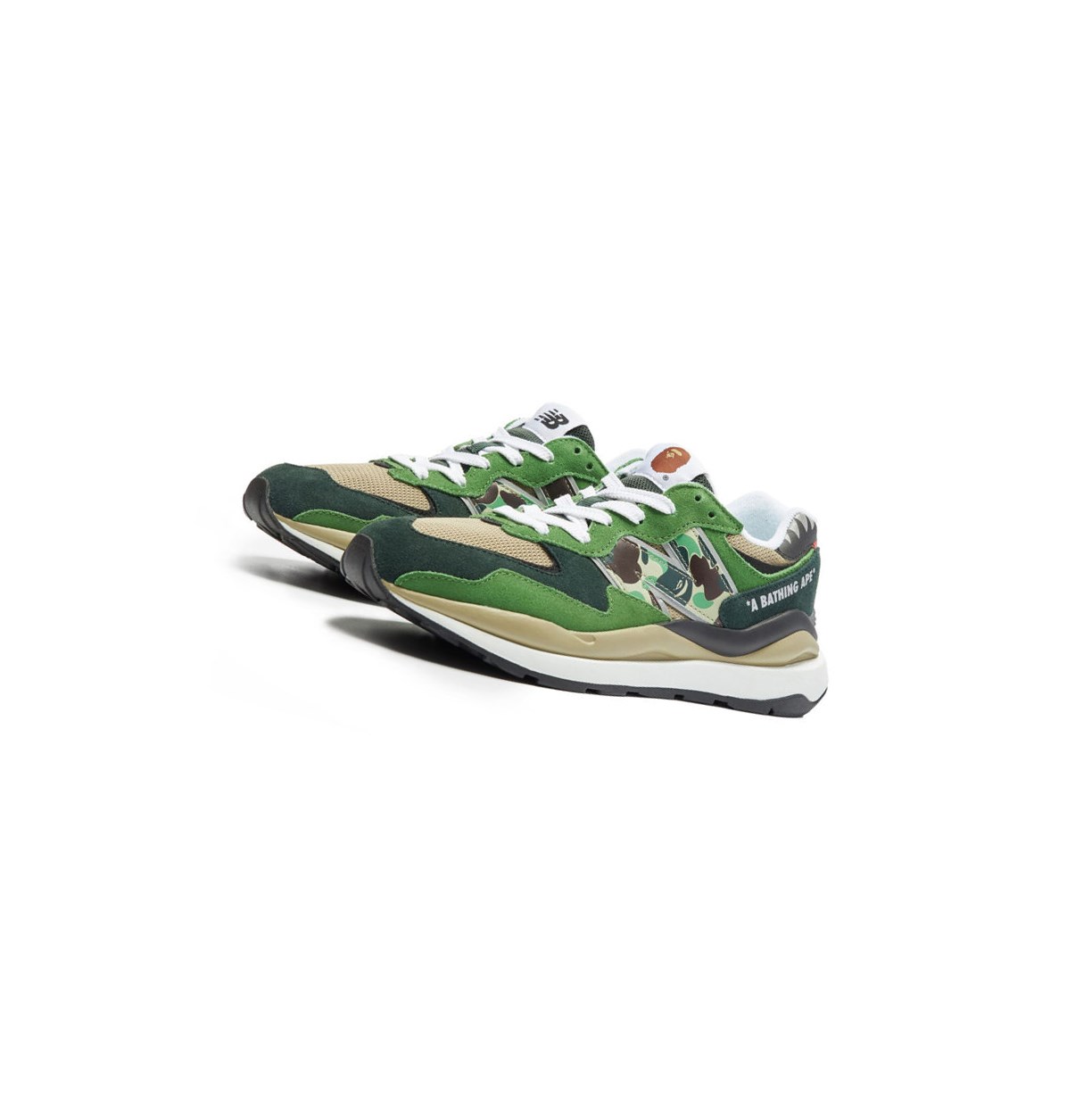 Army Green A BATHING APE X New Balance 5740 Low Women\'s Sneakers | MK2683517