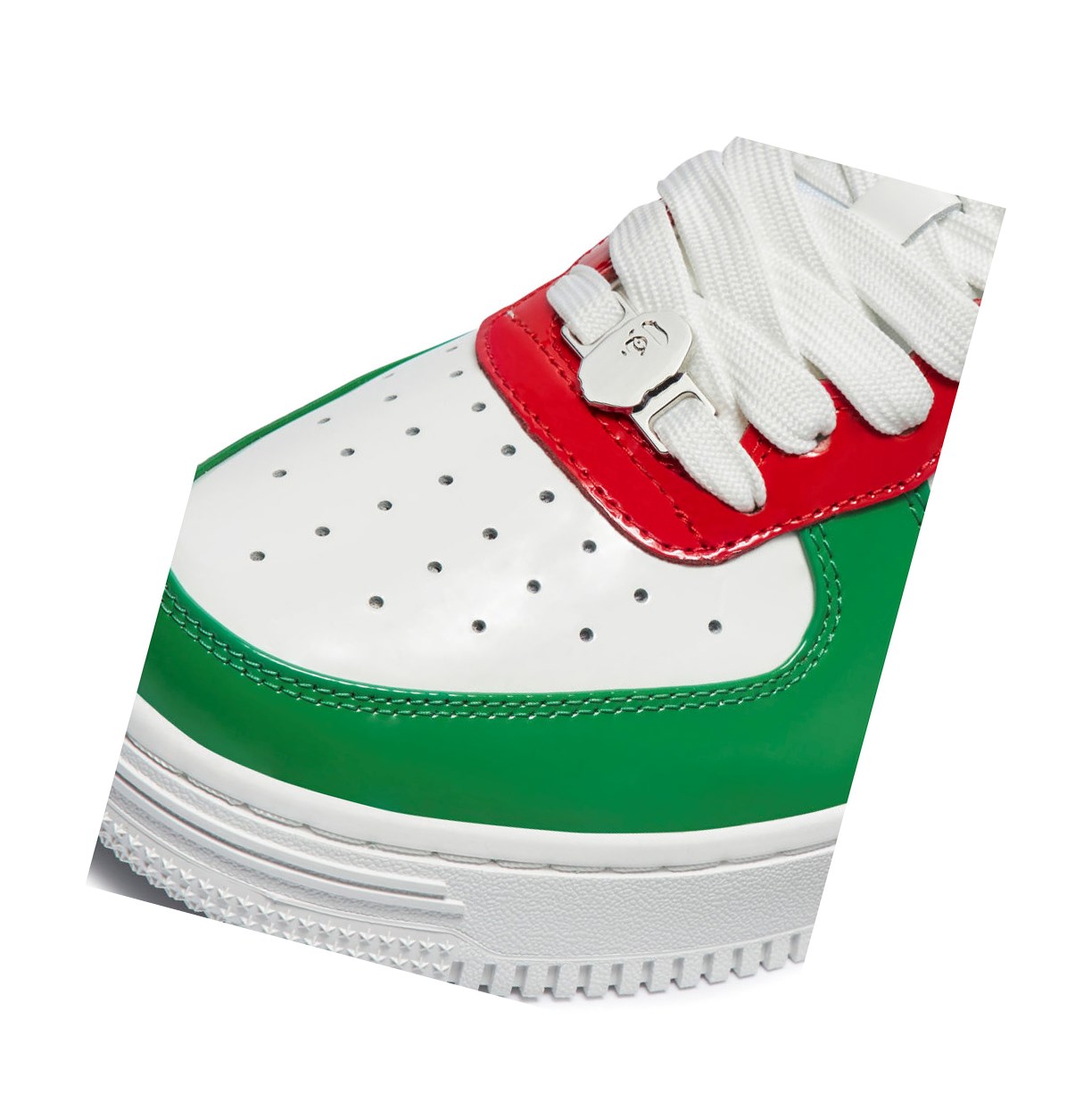 Autumn Green A BATHING APE Bape Sta M1 Low Men's Sneakers | KW6420175