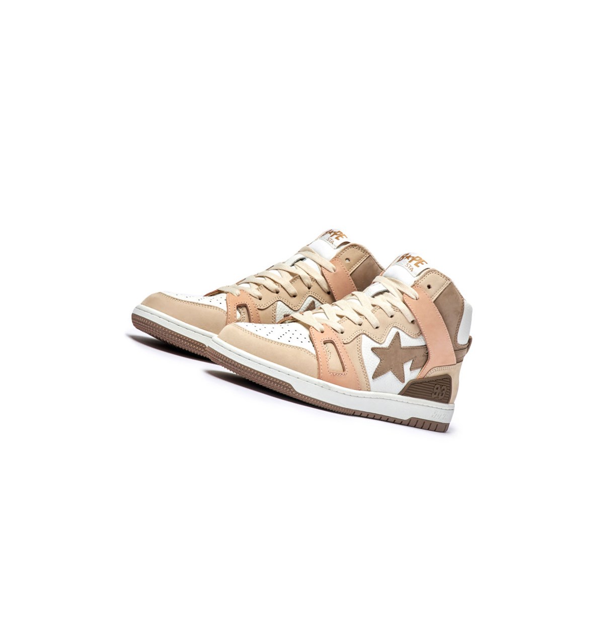 Beige A BATHING APE Bape Sta 93 Hi M2 High Men\'s Sneakers | WS1724906