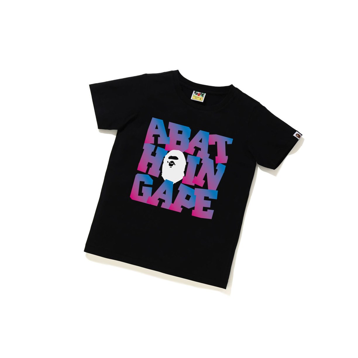 Black A BATHING APE A Bathing Ape Tee Short Sleeve Women\'s T Shirts | EG5213749