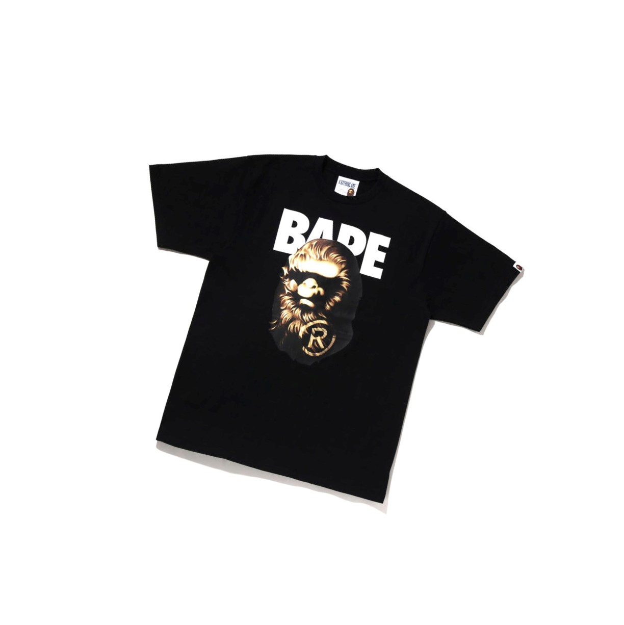 Black A BATHING APE Ape Head Tee Short Sleeve Men\'s T Shirts | IN9203714