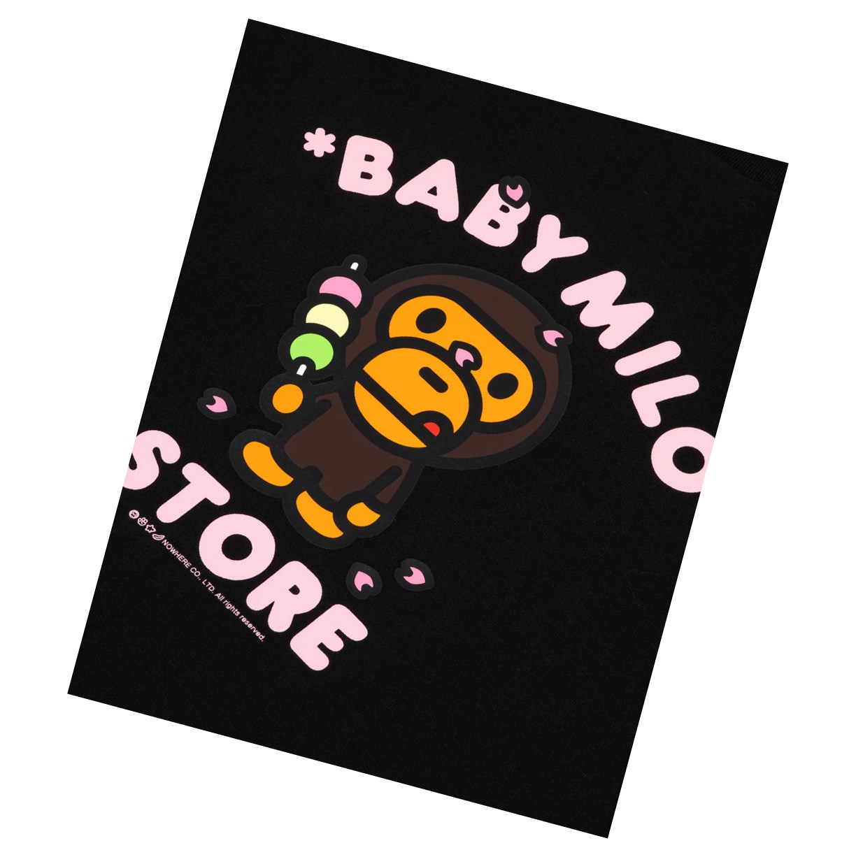 Black A BATHING APE Baby Milo Boxy Fit Tee Short Sleeve Women's T Shirts | JT9237845