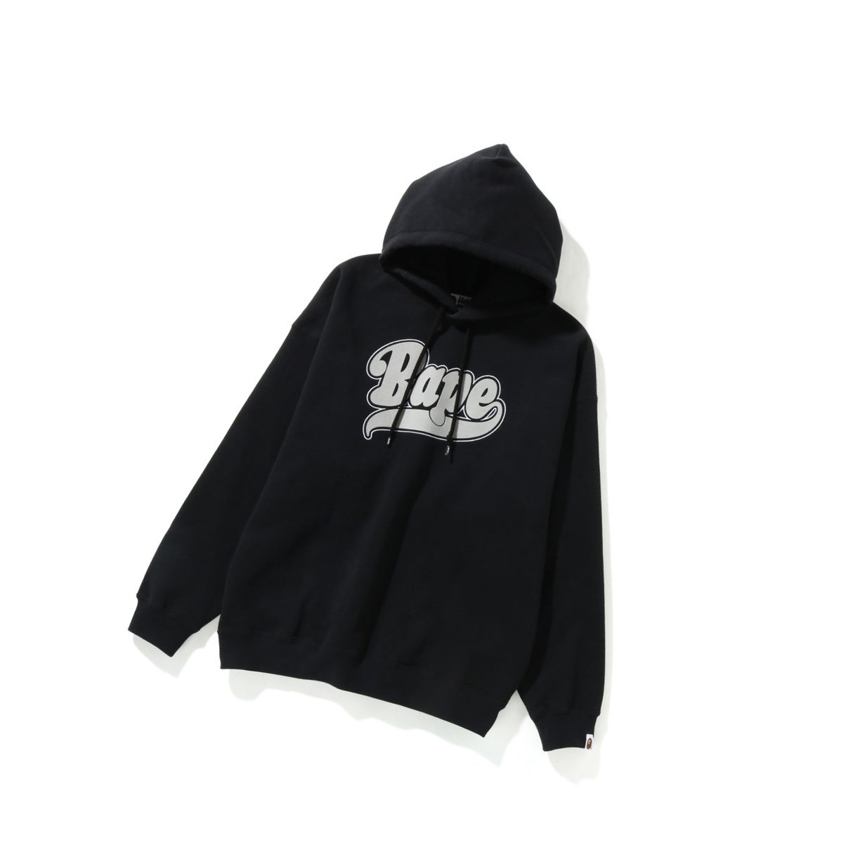 Black A BATHING APE Bape® Oversized Pullover Women\'s Hoodie | YF7368045