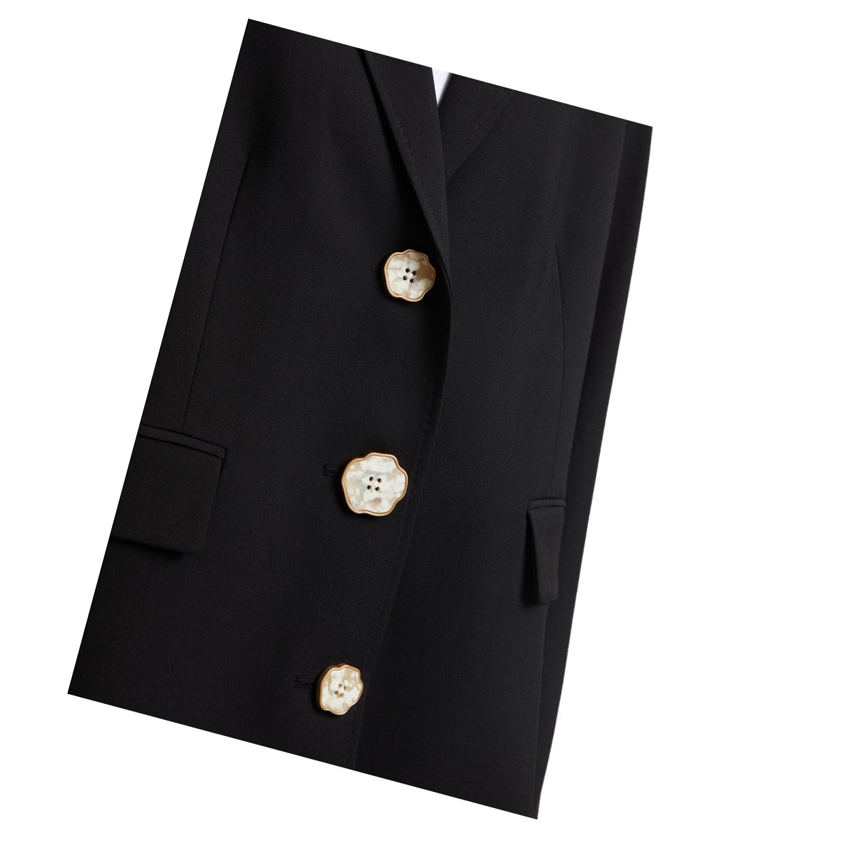 Black A BATHING APE Buttoned Blazer Blazer Women's Blazer | OD9130267