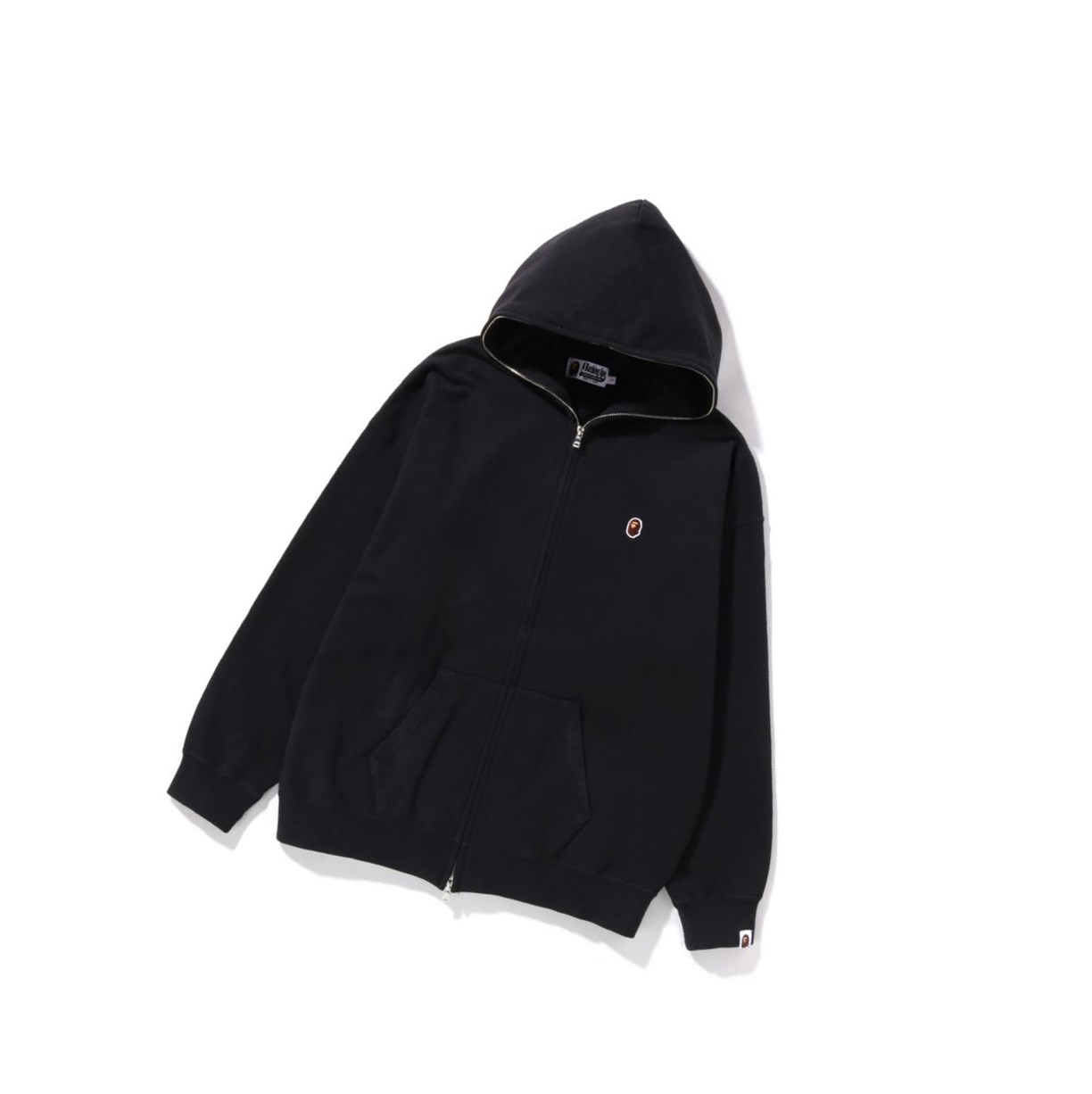 Black A BATHING APE Crystal By Bathing Overdyed Oversized Full Zip Women\'s Hoodie | FK4175962