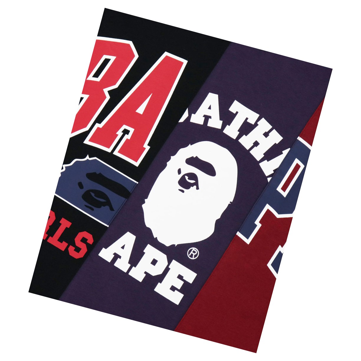 Black A BATHING APE Docking Onepiece Tee Short Sleeve Women's T Shirts | IQ2059864