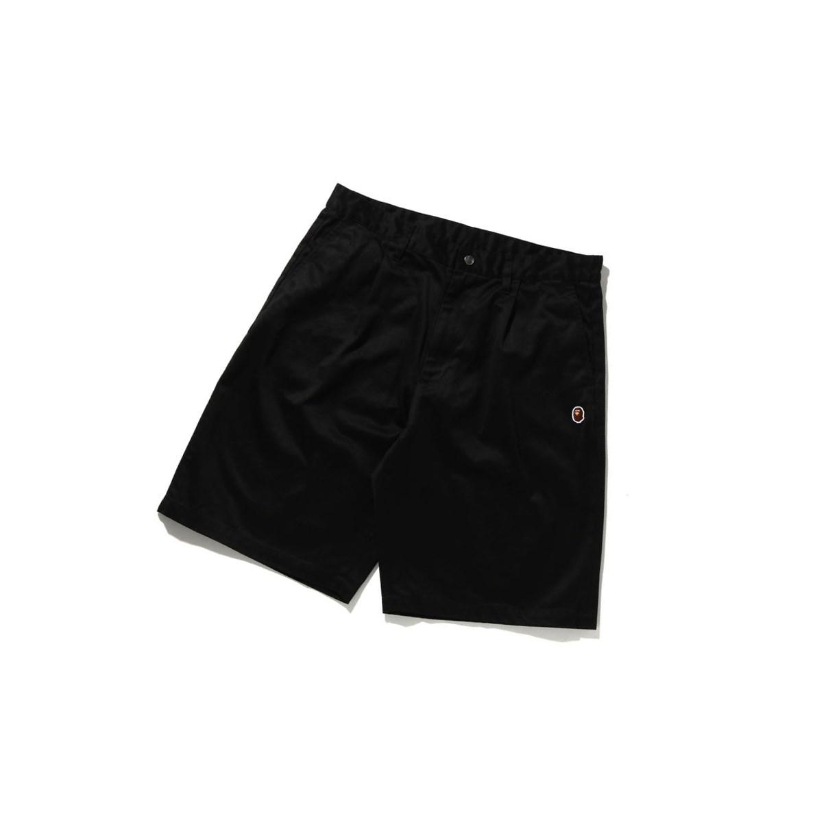 Black A BATHING APE One Point Wide Fit Chino Men\'s Shorts | LR7130826