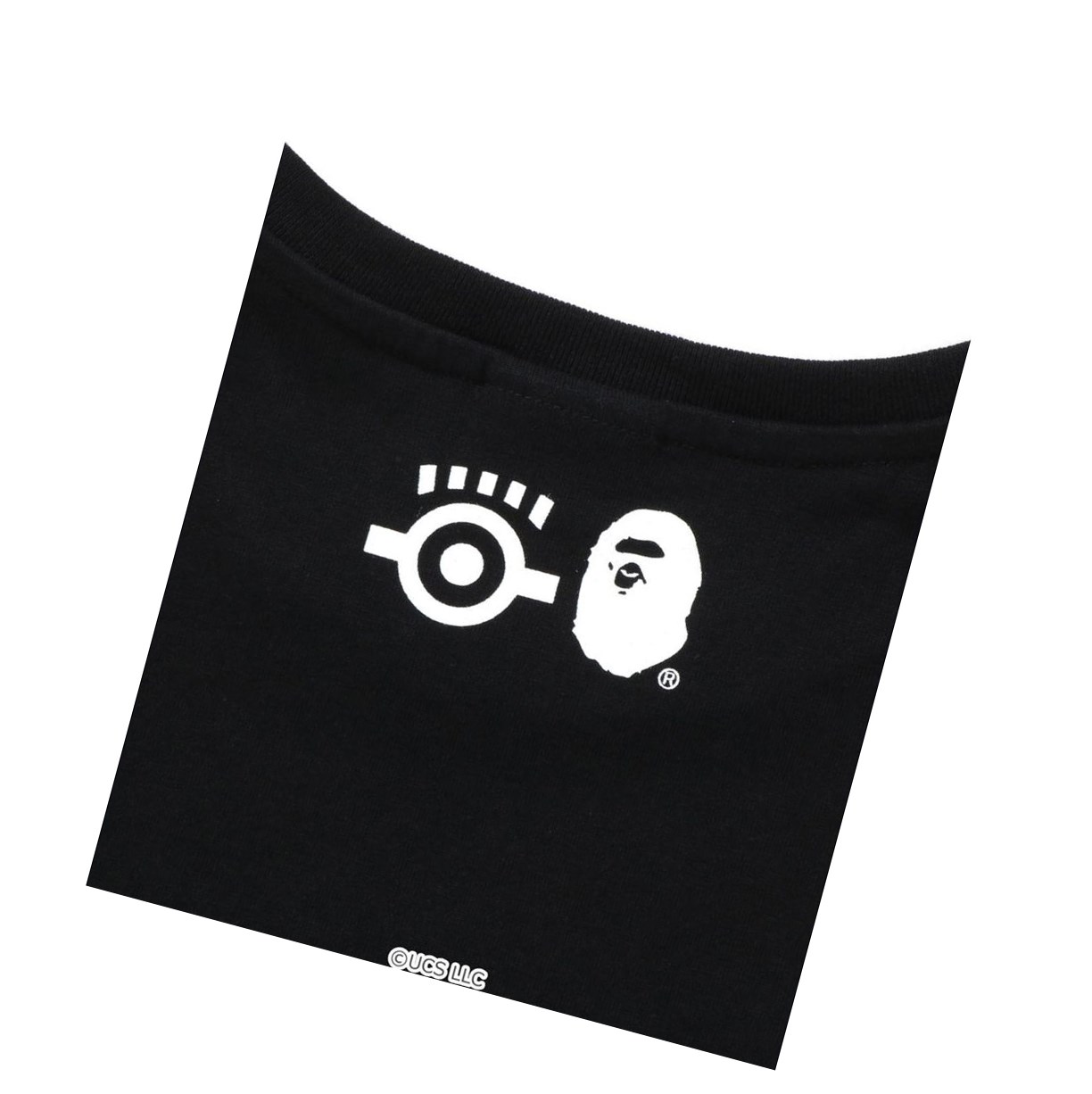 Black A BATHING APE X Minions Tee01 Short Sleeve Women's T Shirts | SF9746581