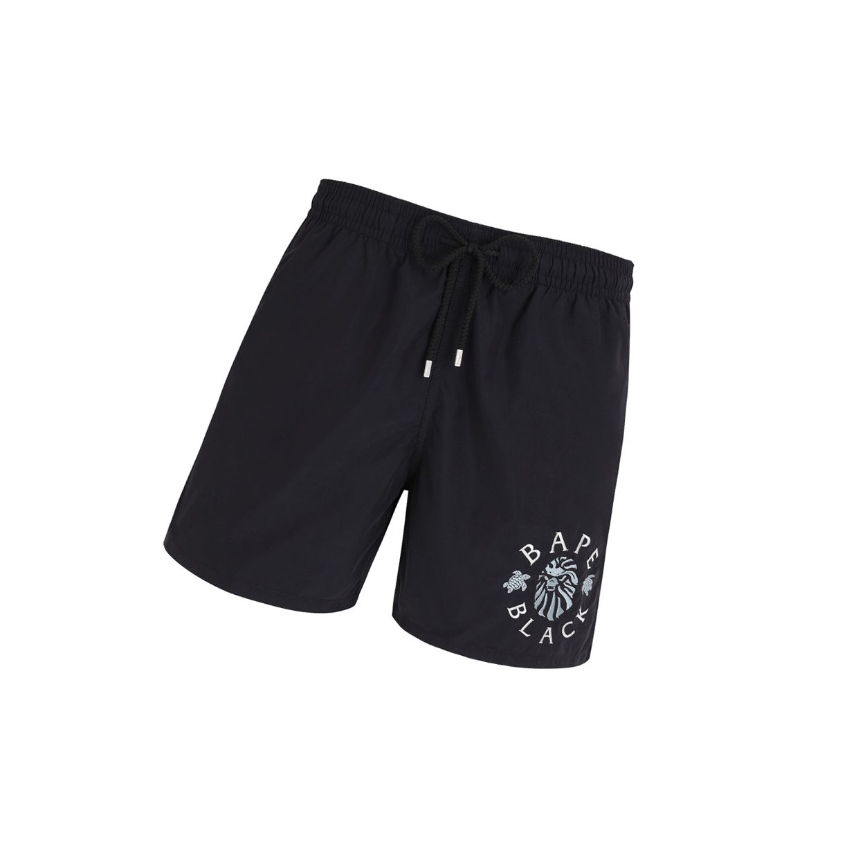 Black A BATHING APE X Vilebrequin Motu Men\'s Shorts | QB3596108