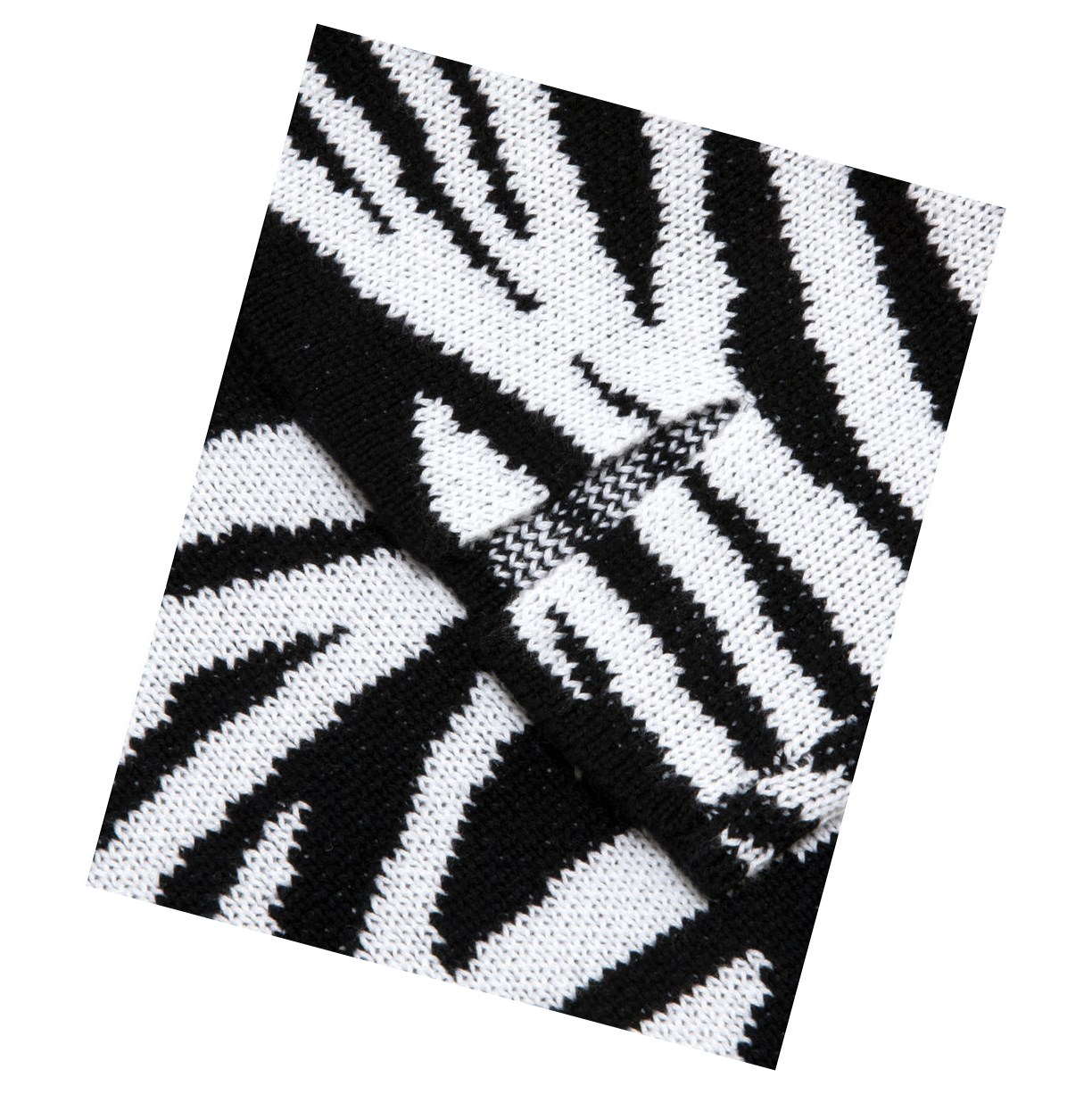 Black A BATHING APE Zebra Pattern Knit Mini Women's Skirts | ES6245189