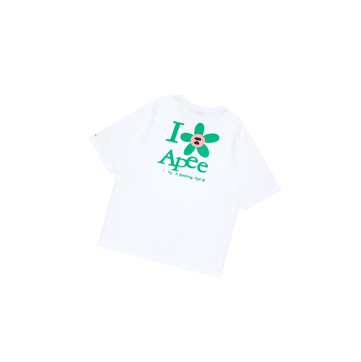 Bleached White A BATHING APE Classic Tee Short Sleeve Women's T Shirts | WI2153687