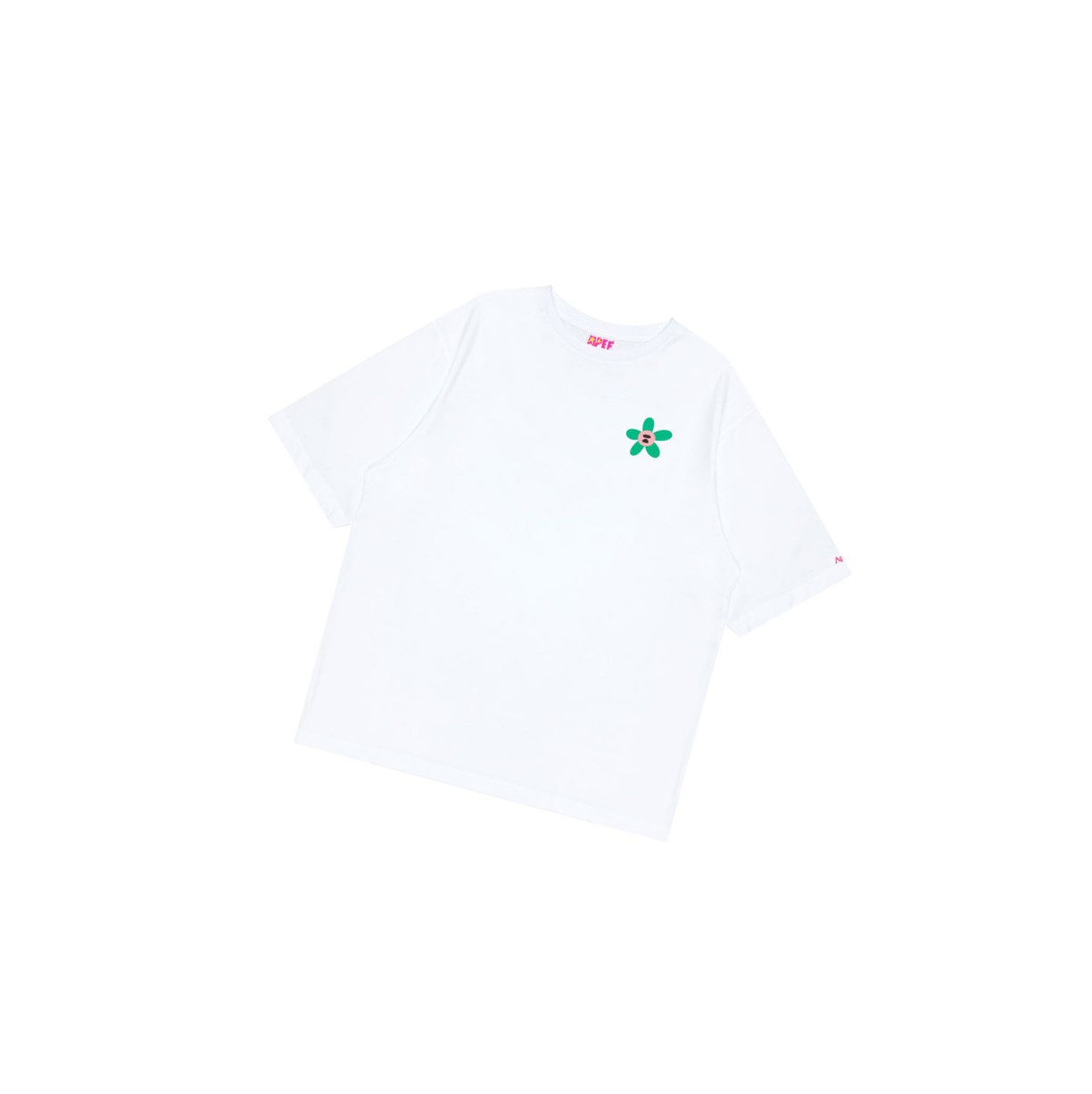 Bleached White A BATHING APE Classic Tee Short Sleeve Women\'s T Shirts | WI2153687