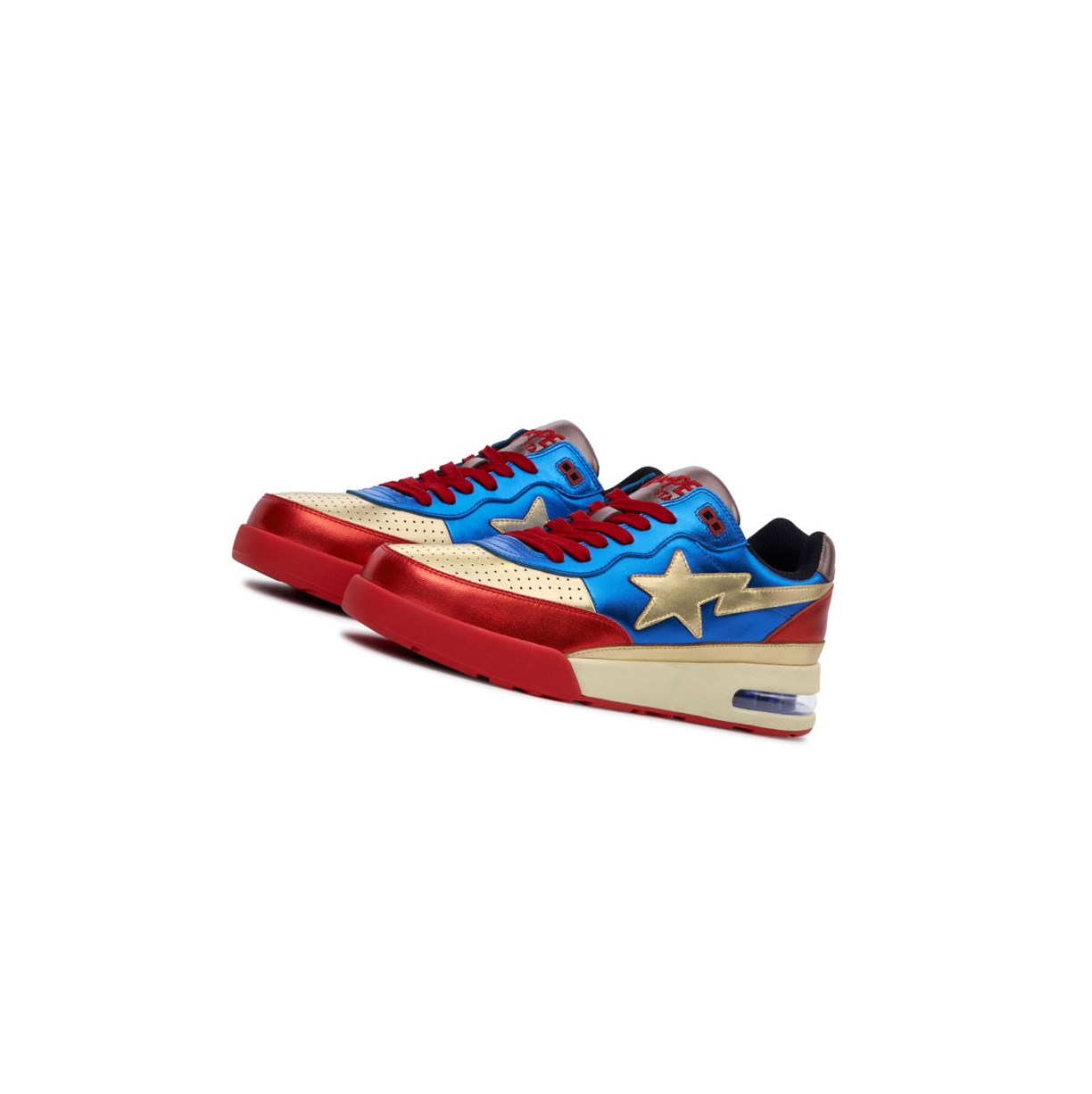 Blue A BATHING APE Road Sta Mid Women\'s Sneakers | QI2046917