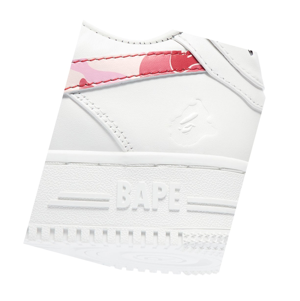 Carmine Rose A BATHING APE Bape Sta™ White / Abc Camo Low Women's Sneakers | ZQ4953176