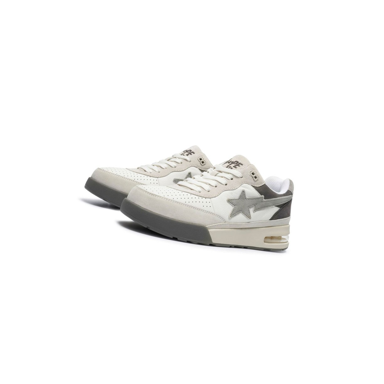 Grey A BATHING APE Road Sta #3 M2 Low Men\'s Sneakers | YB4761859