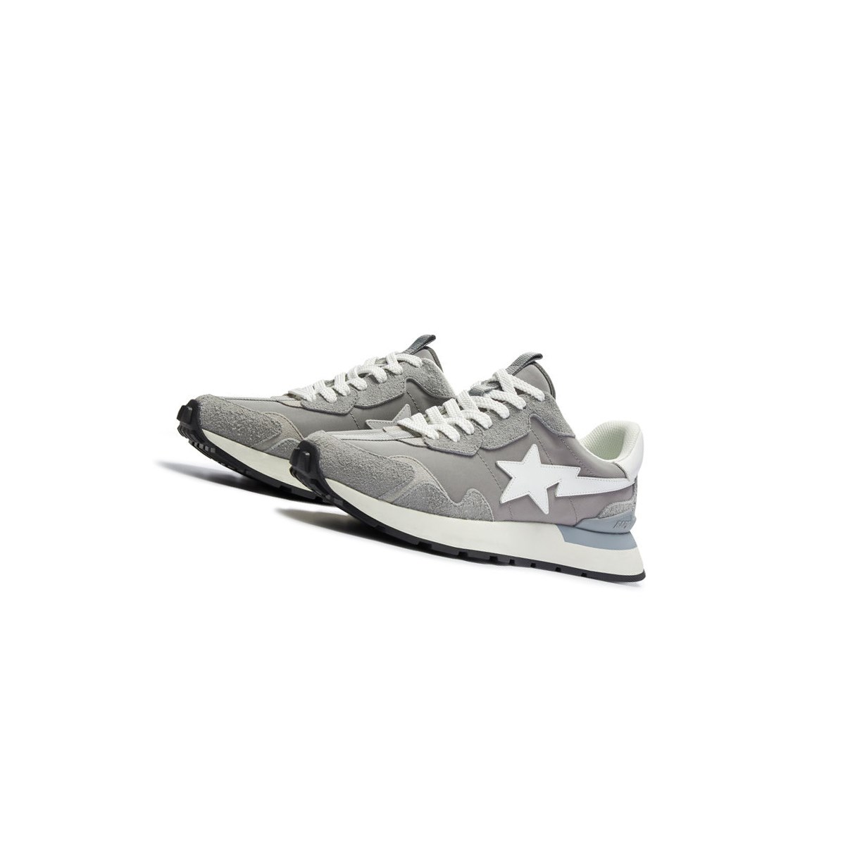 Grey A BATHING APE Road Sta Express #1 M2 Low Men\'s Sneakers | HE4280671