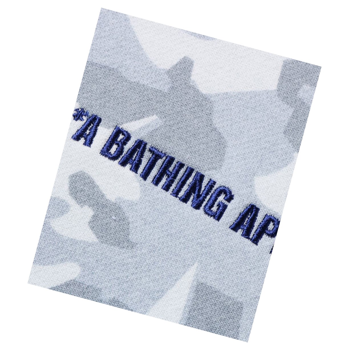 Grey A BATHING APE Sand Camo Big Pocket Oversized Crewneck Women's Sweatshirts | LT7156493