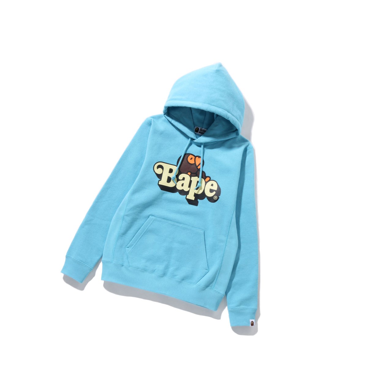 Light Blue A BATHING APE Milo On Bape Pullover Women\'s Hoodie | LD1804569