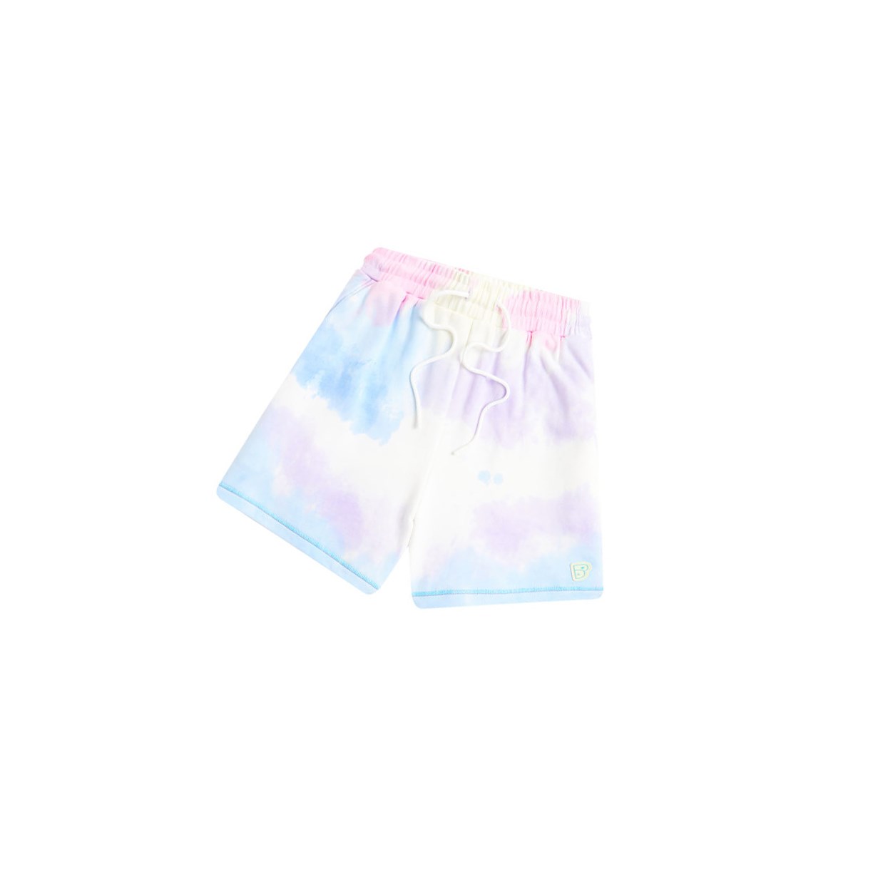 Light Blue A BATHING APE Tie-dye Women\'s Shorts | WG4018326