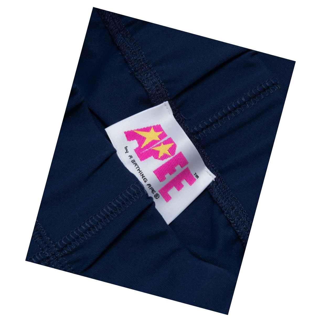 Navy Blue A BATHING APE Slim Fit Women's Shorts | RT1694075