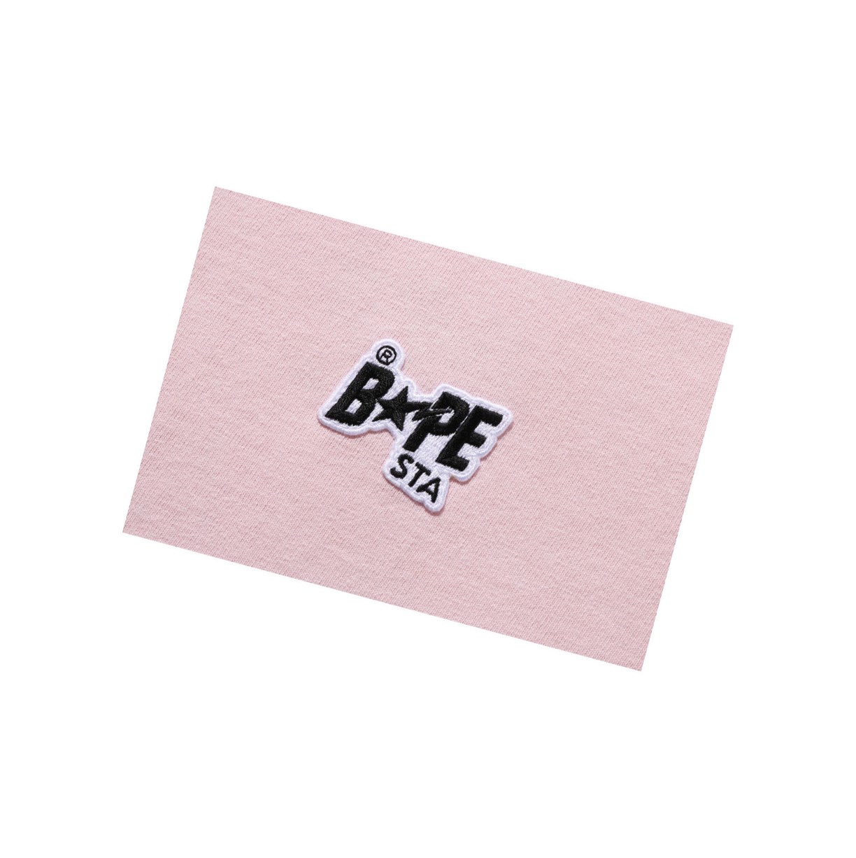 Pink A BATHING APE Bape Sta Logo One Point Tee Short Sleeve Women's T Shirts | EB1279645